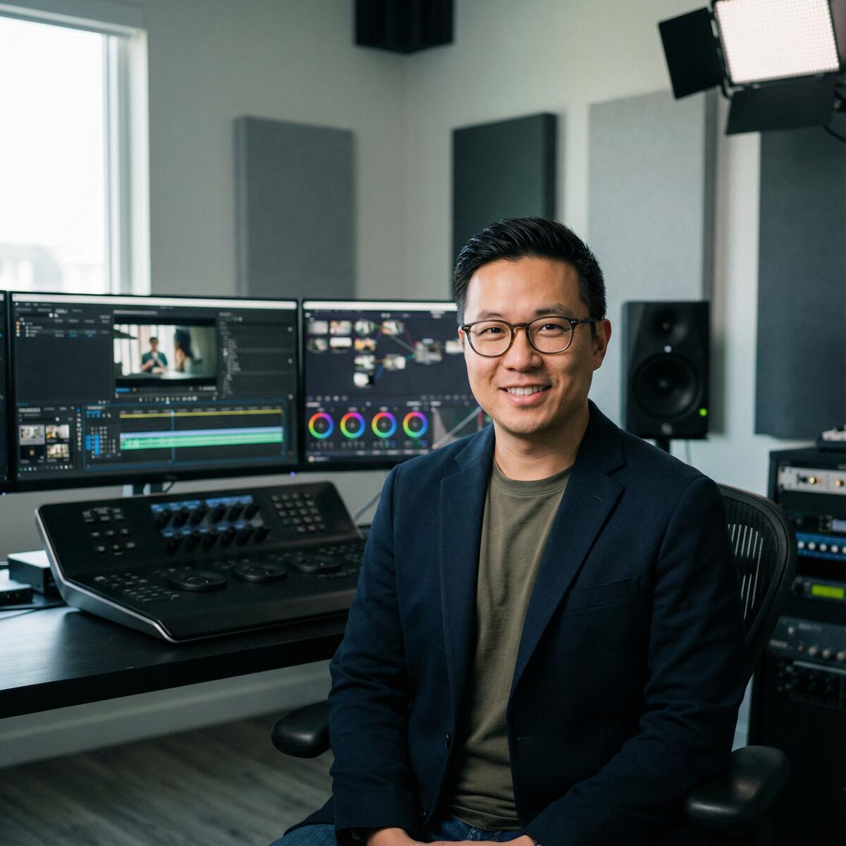 成人视频剪辑师王强